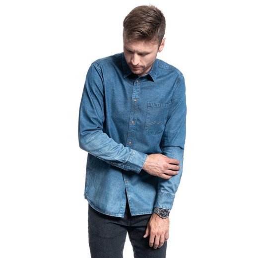 MĘSKA KOSZULA JEANSOWA MUSTANG COBAIN 1009085 5000 880 ze sklepu YouNeedit.pl w kategorii Koszule męskie - zdjęcie 180299012