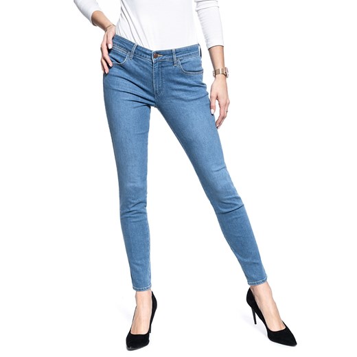 SPODNIE DMASKIE WRANGLER SKINNY LIGHT MY FIRE W28KJM78G 112128284 ze sklepu YouNeedit.pl w kategorii Jeansy damskie - zdjęcie 180299060