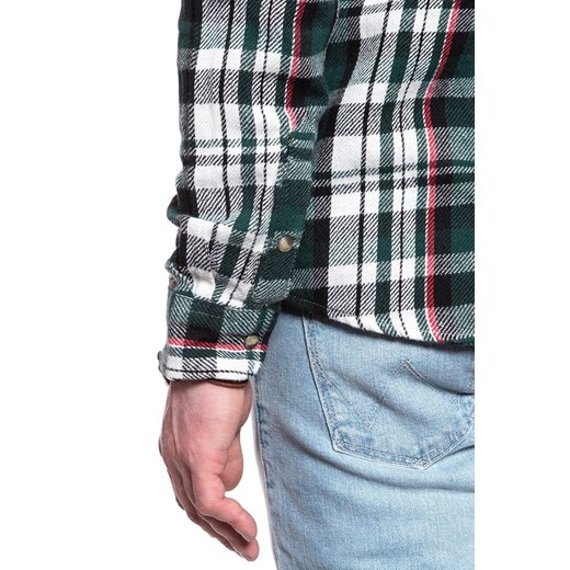 WRANGLER LS WESTERN SHIRT MĘSKA KOSZULA W KRATĘ DŁUGI RĘKAW PINE W5A07BG01 Wrangler L YouNeedit.pl