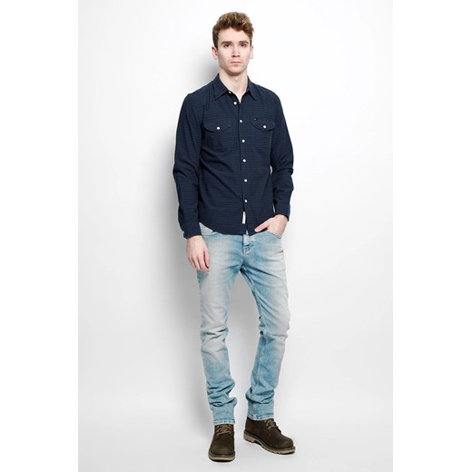LEE WORKER SHIRT MĘSKA KOSZULA DŁUGI RĘKAW BRIGHT NAVY L866ZICF ze sklepu YouNeedit.pl w kategorii Koszule męskie - zdjęcie 180299302