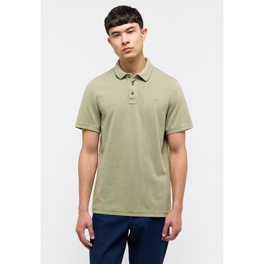 MUSTANG PABLO PC POLO MĘSKI T-SHIRT KOSZULKA POLO POLÓWKA ELEGANCKA LOGO OIL GREEN 1015682 6273 ze sklepu YouNeedit.pl w kategorii T-shirty męskie - zdjęcie 180299602