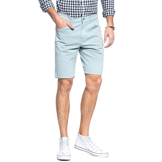 MĘSKIE SZORTY JEANSOWE WRANGLER 5 POCKET SHORT MIST BLUE W14CKD078 112126595 Wrangler W32 YouNeedit.pl