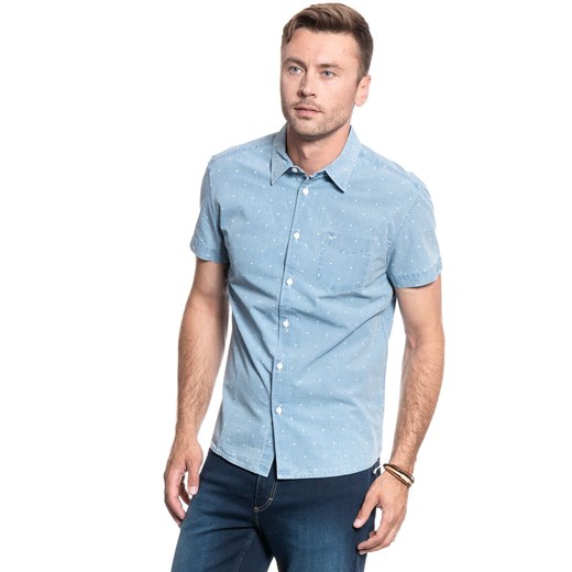 WRANGLER SS 1 PKT SHIRT CERULEAN BLUE W5L56GXVT 112130199 ze sklepu YouNeedit.pl w kategorii Koszule męskie - zdjęcie 180299683
