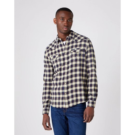 WRANGLER LS WESTERN SHIRT MĘSKA KOSZULA NAVY W5A0B3114 112129935 ze sklepu YouNeedit.pl w kategorii Koszule męskie - zdjęcie 180299684