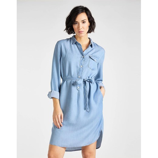 LEE ESSENTIAL DRESS DAMSKA SUKIENKA SUMMER BLUE L50EIINJ 112111309 ze sklepu YouNeedit.pl w kategorii Sukienki - zdjęcie 180299994
