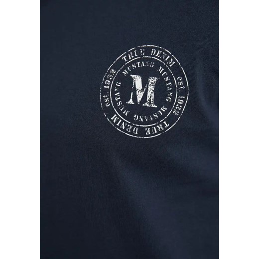 Męski T-shirt MUSTANG Alex C Print Outer Space 1012139 5330 Mustang S YouNeedit.pl