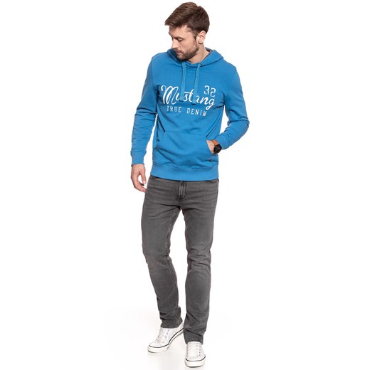 MUSTANG BLUZA Logoprint Hoodie DEEP WATER 1007259 5392 Mustang XXL YouNeedit.pl