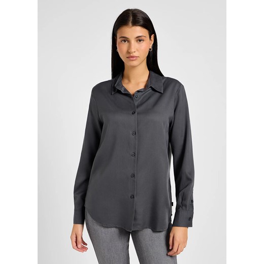 LEE DAMSKA KOSZULA POCKETLESS SHIRT DARK MUTED GRAY 112355196 LI39008531 ze sklepu YouNeedit.pl w kategorii Koszule damskie - zdjęcie 180300573