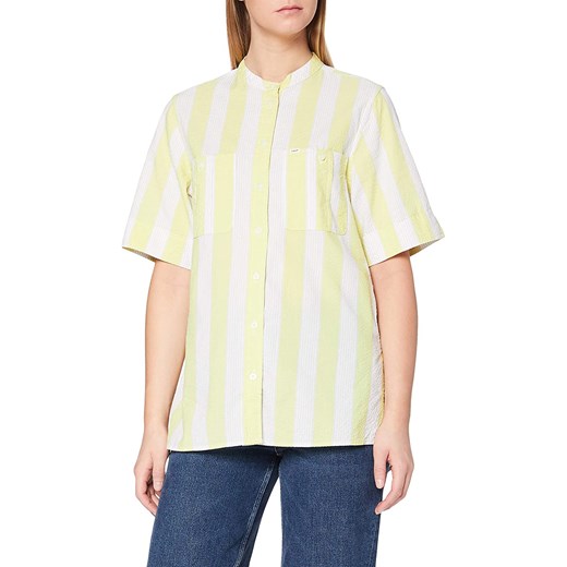 LEE HALF SLEEVE SHIRT DAMSKA KOSZULA LIME JUICE L49WZIQI 112111138 ze sklepu YouNeedit.pl w kategorii Koszule damskie - zdjęcie 180300660