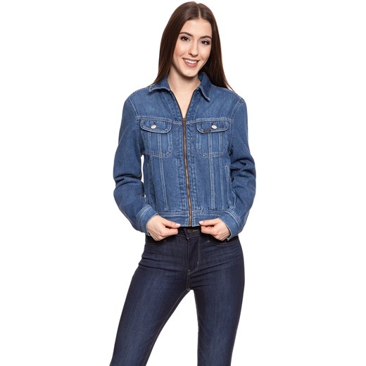DAMSKA KURTKA JEANSOWA LEE ZIP CROPPED RIDER BELLEVILLE L54DGGMI 112112767 ze sklepu YouNeedit.pl w kategorii Kurtki damskie - zdjęcie 180300733
