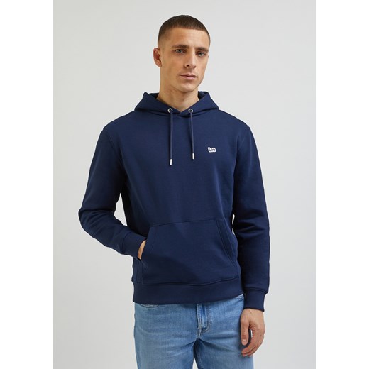 LEE PLAIN HOODIE MĘSKA BLUZA Z KAPTUREM EMPEROR NAVY L80YRFA67 ze sklepu YouNeedit.pl w kategorii Bluzy męskie - zdjęcie 180300771
