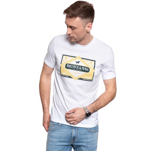 MĘSKI T-SHIRT MUSTANG ALEX C PRINT 1009504 2045 Mustang M YouNeedit.pl