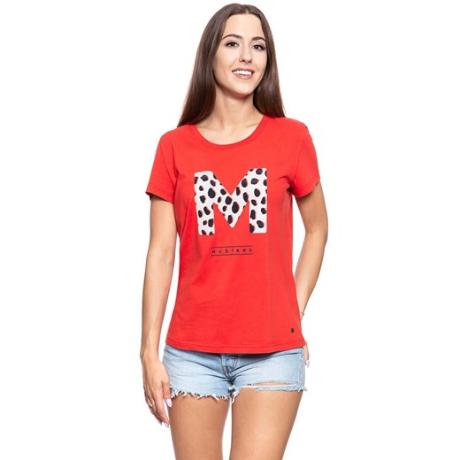 MUSTANG T SHIRT DAMSKI Alina C Print Molten Lava 1009028 7179 ze sklepu YouNeedit.pl w kategorii Bluzki damskie - zdjęcie 180301221
