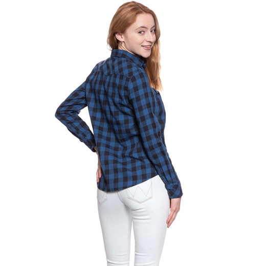 KOSZULA WRANGLER LS WESTERN SHIRT DEEP WATER W5240N6DF 112129355 Wrangler XS YouNeedit.pl