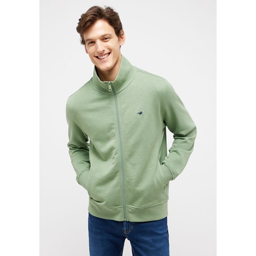 MĘSKA BLUZA MUSTANG Dillon Hedge Green 1015036 6336 ze sklepu YouNeedit.pl w kategorii Bluzy męskie - zdjęcie 180301453