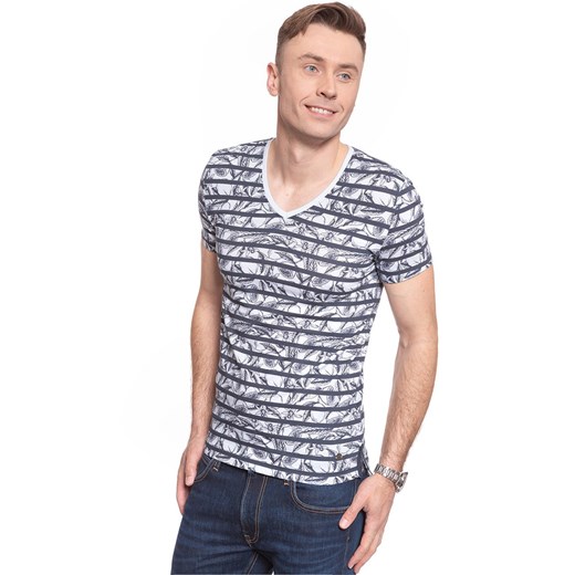 T-SHIRT MĘSKI MUSTANG AARON C FLORAL AOP 1009507 11680 ze sklepu YouNeedit.pl w kategorii T-shirty męskie - zdjęcie 180301650