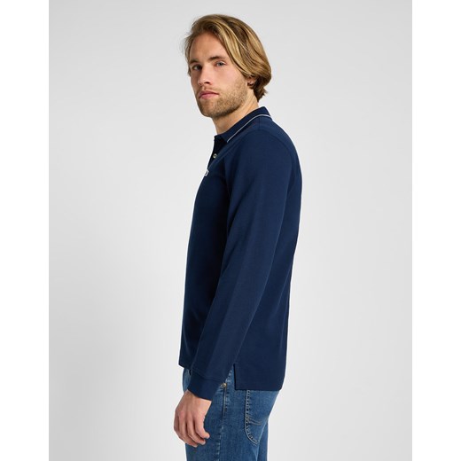 LEE MĘSKA KOSZULKA LS PIQUE POLO MOOD INDIGO 112355666 L61V014445 Lee S YouNeedit.pl