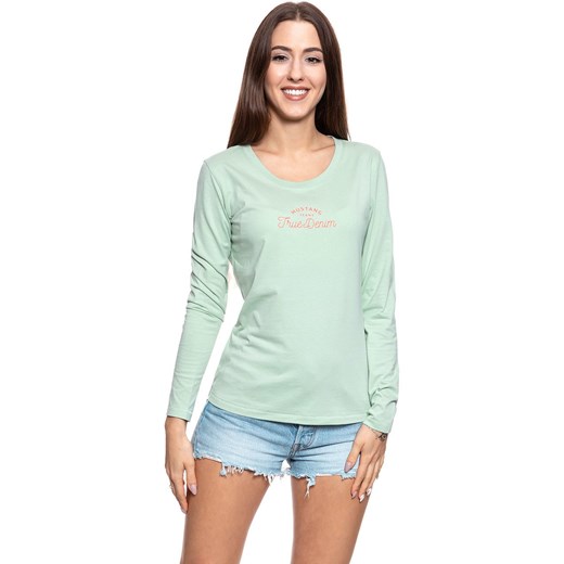 DAMSKI LONGSLEEVE MUSTANG Anne C Print 1009865 6180 ze sklepu YouNeedit.pl w kategorii Bluzki damskie - zdjęcie 180302033