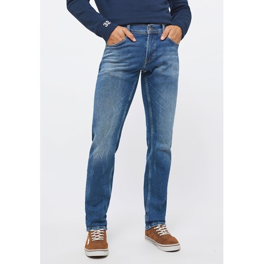 MUSTANG OREGON TAPRED MĘSKIE SPODNIE JEANSOWE JEANSY DENIM BLUE 1013215 5000 684 ze sklepu YouNeedit.pl w kategorii Jeansy męskie - zdjęcie 180302960