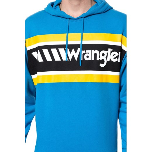 BLUZA WRANGLER B&Y HOODIE MEDITERRANEAN BLUE W6610HABR 112130642 Wrangler M YouNeedit.pl