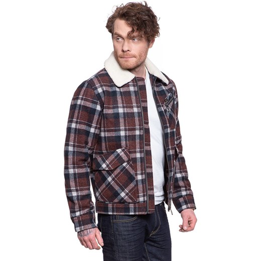KURTKA ZIMOWA LEE 191J WOOL JACKET RED OCHRE L86FLBOE 112122655 ze sklepu YouNeedit.pl w kategorii Kurtki męskie - zdjęcie 180303741