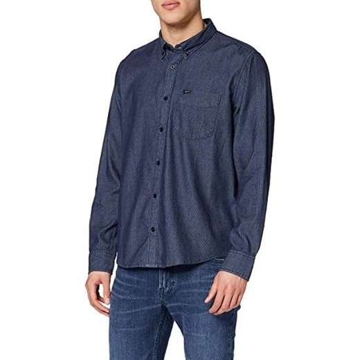 LEE BUTTON DOWN MĘSKA KOSZULA REGULAR FIT WASHED BLUE L880CQLR 112123029 ze sklepu YouNeedit.pl w kategorii Koszule męskie - zdjęcie 180303891