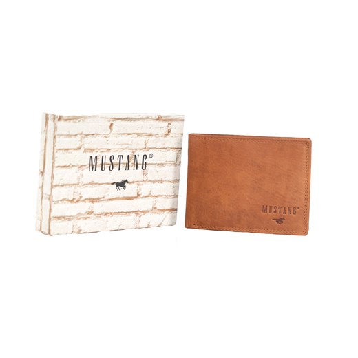 MUSTANG Udine Wallet Side Opening MĘSKI SKÓRZANY PORTFEL PREMIUM POJEMNY NA KARTY SKÓRA COGNAC 06.101931 ze sklepu YouNeedit.pl w kategorii Portfele męskie - zdjęcie 180303923