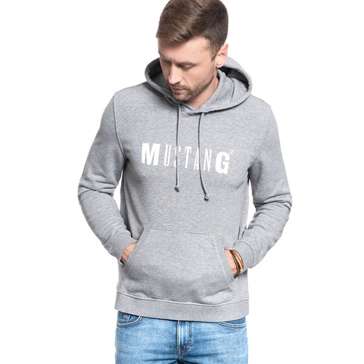 MUSTANG BLUZA Hoody MID GREY MELANGE 1006289 4140 Mustang XL YouNeedit.pl