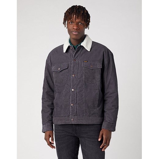 WRANGLER ANTIFIT SHERPA MĘSKA KURTKA SZTRUKSOWA SZTRUKS FADED BLACK W441WLXV6 ze sklepu YouNeedit.pl w kategorii Kurtki męskie - zdjęcie 180304024