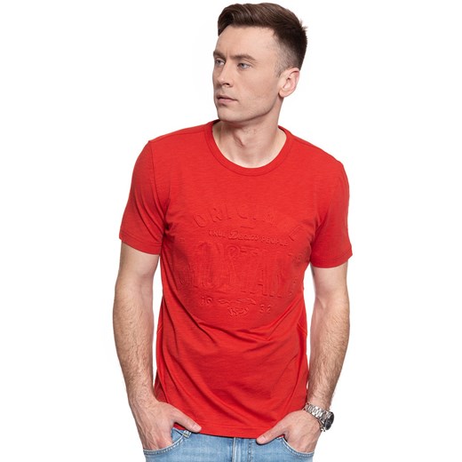 MĘSKI T-SHIRT MUSTANG ALEX C EMBOSS 1008957 7179 ze sklepu YouNeedit.pl w kategorii T-shirty męskie - zdjęcie 180304124