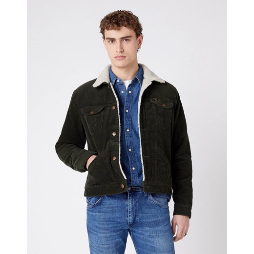 MĘSKA KURTKA SHERPA WRANGLER 124MJ SHERPA ROISIN GREEN W4MSUPXWY 112129155 ze sklepu YouNeedit.pl w kategorii Kurtki męskie - zdjęcie 180304202