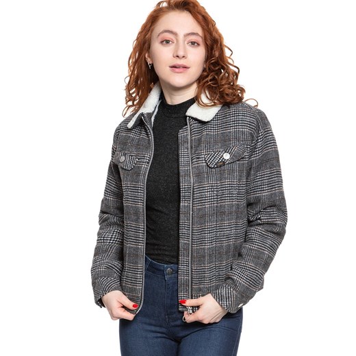 LEE WOOL CHECK SHERPA JK KHAKI L56XVLMH 112113153 ze sklepu YouNeedit.pl w kategorii Kurtki damskie - zdjęcie 180304250