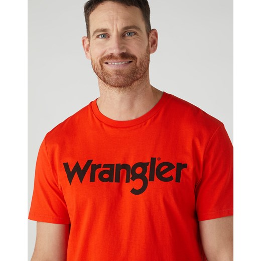 T-shirt męski Wrangler z krótkim rękawem młodzieżowy 