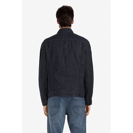 KURTKA PRZEJŚCIOWA MĘSKA LEE PINSTRIPE RIDER JACKET INDIGO L89ZEJCA 112123959 Lee M YouNeedit.pl
