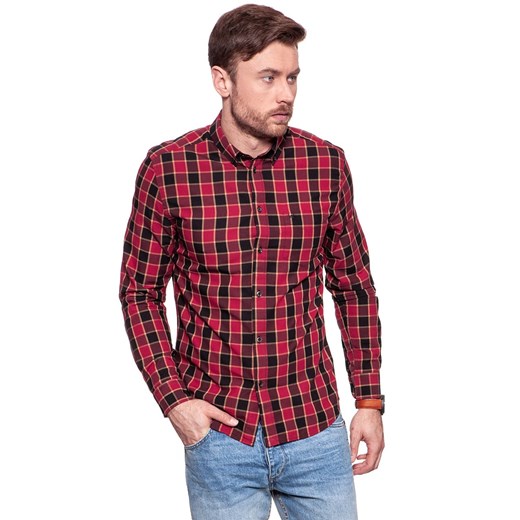 KOSZULA WRANGLER LS 1PKT BUTTON DOWN SALSA RED W5874NQWN 112129576 ze sklepu YouNeedit.pl w kategorii Koszule męskie - zdjęcie 180304901