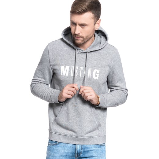 MUSTANG BLUZA Hoody MID GREY MELANGE 1006289 4140 Mustang XL YouNeedit.pl