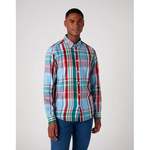 WRANGLER LS 1PKT BDOWN SHIRT FORMULA RED W5F34SXWO 112130128 ze sklepu YouNeedit.pl w kategorii Koszule męskie - zdjęcie 180305340