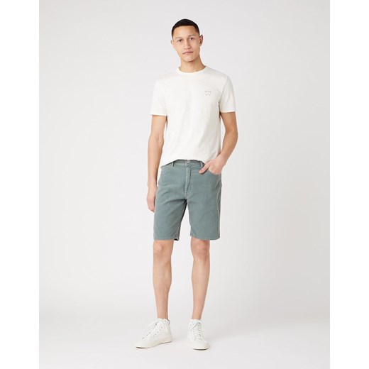SPODENKI MĘSKIE WRANGLER CORDUROY SHORTS WREATH GREEN W14TZNG29 112126658 Wrangler W32 YouNeedit.pl