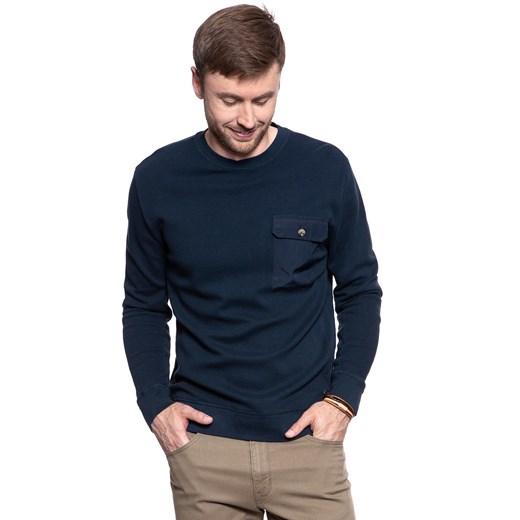 MĘSKI SWETER MUSTANG Ben C Waffle DARK SAPPHIRE 1007010 4136 ze sklepu YouNeedit.pl w kategorii Swetry męskie - zdjęcie 180305403
