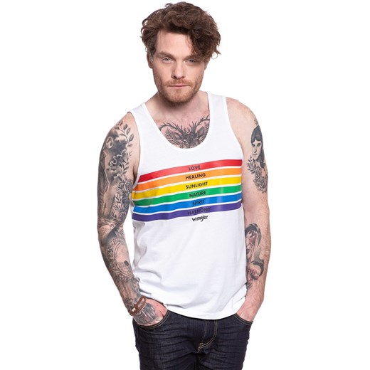 WRANGLER T SHIRT PRIDE TANK WHITE W769D3989 112131106 ze sklepu YouNeedit.pl w kategorii T-shirty męskie - zdjęcie 180306382