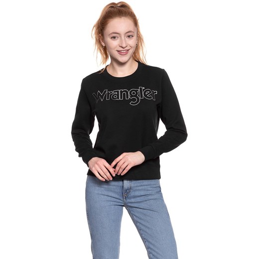 BLUZA WRANGLER DAMSKA CREW SWEAT BLACK W6079HY01 112130449 ze sklepu YouNeedit.pl w kategorii Bluzy damskie - zdjęcie 180306772