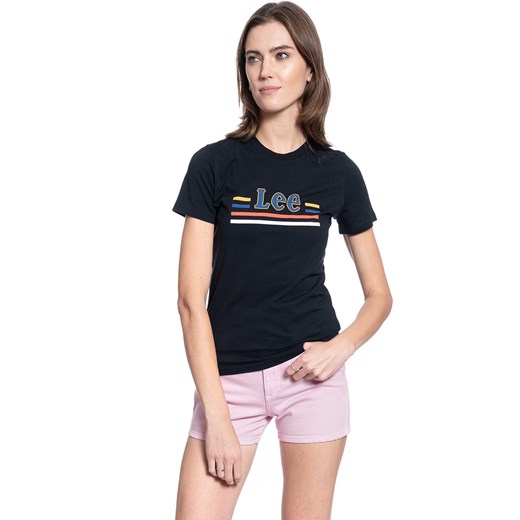 DAMSKI T-SHIRT LEE ESSENTIAL SLIM TEE BLACK L41HEP01 112108959 ze sklepu YouNeedit.pl w kategorii Bluzki damskie - zdjęcie 180307020
