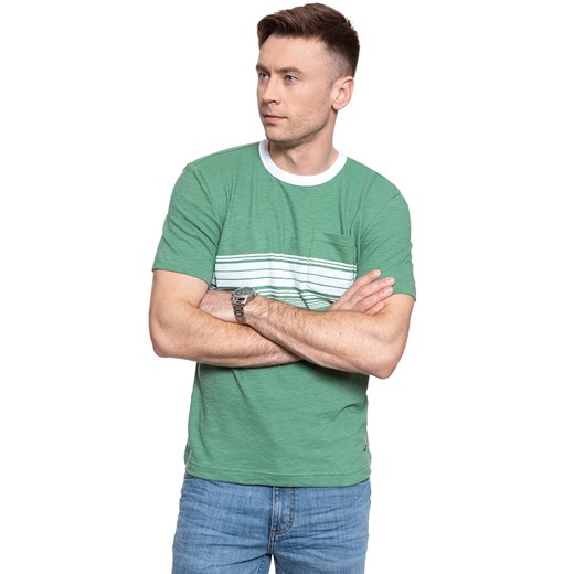 MĘSKI T-SHIRT MUSTANG ALEX C STRIPES 1009523 6398 ze sklepu YouNeedit.pl w kategorii T-shirty męskie - zdjęcie 180307061