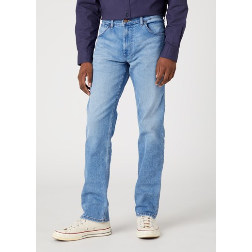 WRANGLER MĘSKIE SPODNIE JEANSOWE WRANGLER GREENSBORO COOL TWIST W15QYLZ70 112330710 ze sklepu YouNeedit.pl w kategorii Jeansy męskie - zdjęcie 180307362
