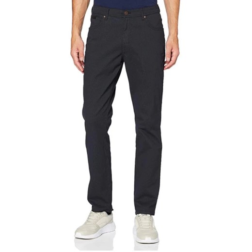 WRANGLER TEXAS SLIM MĘSKIE SPODNIE MATERIAŁOWE MATERIAŁ BLACK W12SW5100 112126525 ze sklepu YouNeedit.pl w kategorii Spodnie męskie - zdjęcie 180307660