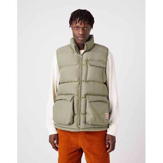 WRANGLER PUFFER VEST CASEY JONES MĘSKA KAMIZELKA BEZRĘKAWNIK DEEP LICHEN GREEN W4M7VGX1X 112324207 ze sklepu YouNeedit.pl w kategorii Kamizelki męskie - zdjęcie 180307920