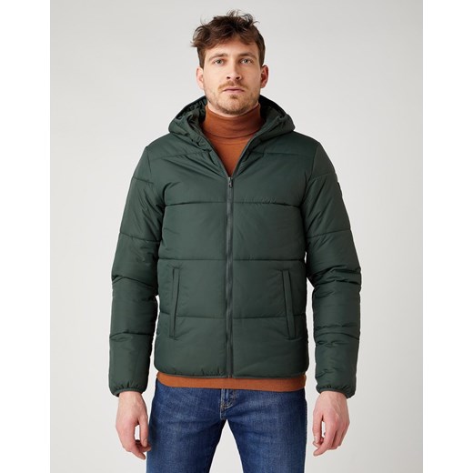 MĘSKA KURTKA ZIMOWA WRANGLER THE PUFFER DEEP FOREST W4D6WRG08 112141355 ze sklepu YouNeedit.pl w kategorii Kurtki męskie - zdjęcie 180308122