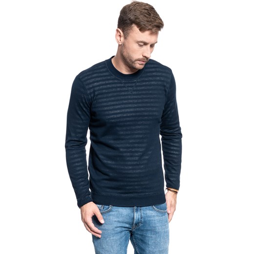 Sweter męski Mustang niebieski