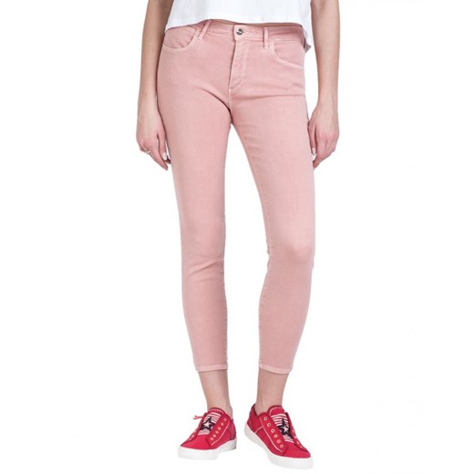SPODNIE DAMSKIE WRANGLER SKINNY CROP PARADISE PINK W28MJTXLD 112128466 ze sklepu YouNeedit.pl w kategorii Jeansy damskie - zdjęcie 180308382