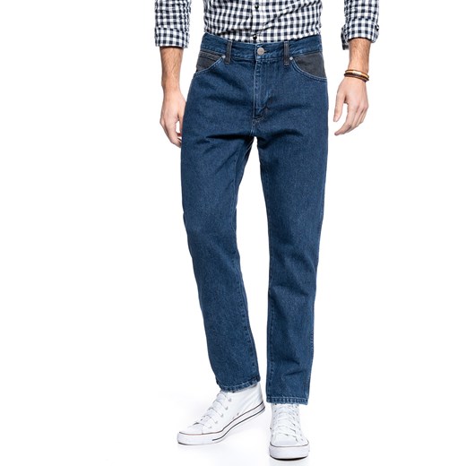 SPODNIE MĘSKIE WRANGLER SLIDER MR STONES W18RRI26H 112127388 ze sklepu YouNeedit.pl w kategorii Jeansy męskie - zdjęcie 180308412